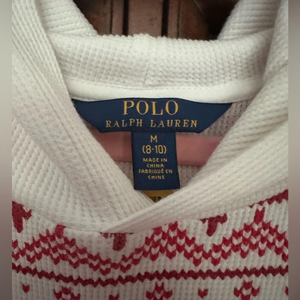Polo Ralph Lauren Ralph Lauren
Fair Isle Waffle-Knit Hooded Dress red on cream - Picture 4 of 6